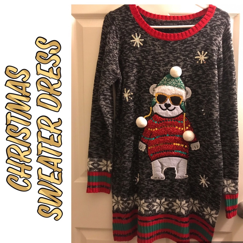 Christmas Sweater Dress